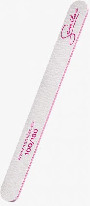 Semilac Quality 100/180 pilnik biało-różowy 1