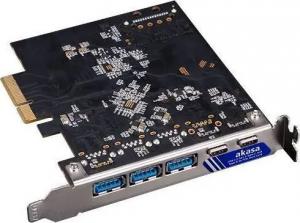 Kontroler Akasa PCIe 2.0 x4 - 3x USB 3.2 Gen 2 + 2x USB-C 3.2 Gen 2 (AK-PCCU3-09) 2