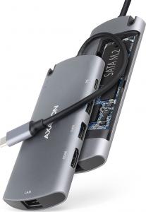 Kieszeń Axagon M.2 SATA - USB-C 3.2 Gen 1 (HMC-6M2) 1