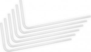 EK Water Blocks EK Water Blocks EK-Loop Hard Tube 12/10mm Acryl, gebogen 90 Grad - 80cm, 6 Stück 1