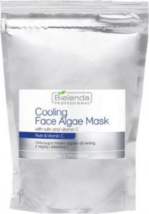 Bielenda Professional Cooling Face Algae Mask With Rutin And Vitamin C Chłodząca maska algowa do twarzy z rutyną i witaminą C Opakowanie Uzupełniające 190g 1