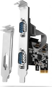 Kontroler Axagon PCIe 2.0 x1 - 2x Port szeregowy DB9 (PCEA-S2N) 1