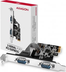Kontroler Axagon PCIe 2.0 x1 - 2x Port szeregowy DB9 (PCEA-S2N) 4