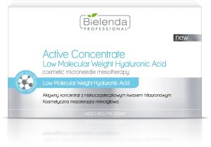 Bielenda Professional Active Concentrate Low Molecular Weight Hyaluronic Acid - aktywny koncentrat z niskocząsteczkowym kwasem hialuronowym 10x3ml 1