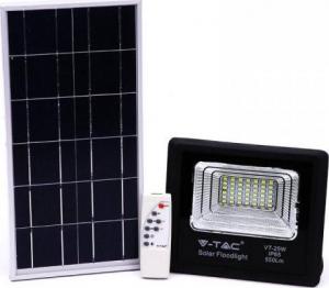 Naświetlacz V-TAC Projektor LED Solarny VT-25W 12W 4000K 550lm IP65 8573 1