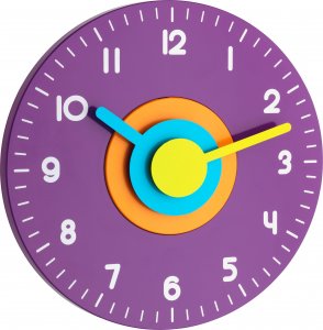 TFA TFA 60.3015.11 Design Wall Clock purple 1