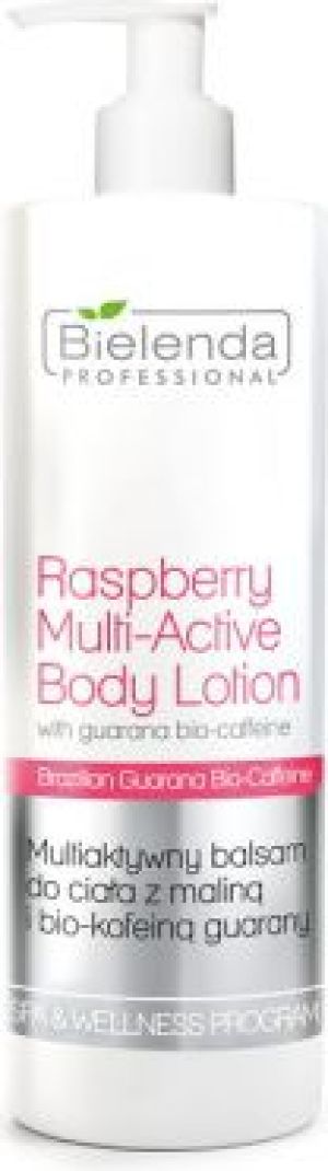 Bielenda Professional Raspberry Multi-Active With Guarana Bio-Coffeine balsam do ciała 500ml 1
