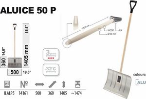 Prosperplast Łopata do śniegu vx5276 2