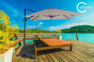 Carruzzo L43D PARASOL OGRODOWY REGULOWANY ROMA 3M 11