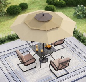 Carruzzo L43D PARASOL OGRODOWY REGULOWANY ROMA 3M 12