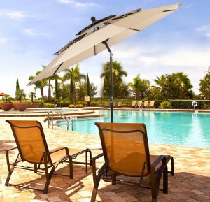 Carruzzo L43D PARASOL OGRODOWY REGULOWANY ROMA 3M 14