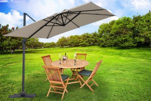 Carruzzo L43D PARASOL OGRODOWY REGULOWANY ROMA 3M 4