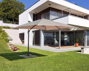 Carruzzo L43D PARASOL OGRODOWY REGULOWANY ROMA 3M 6