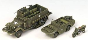 Academy U.S. Halftrack + amfibia (MA-13408) 1