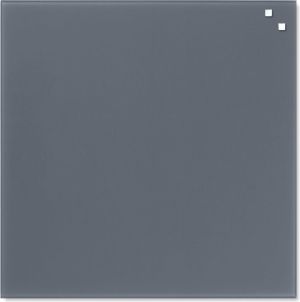 NAGA Szklana tablica magnetyczna szara 45x45cm (10710) 1