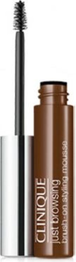 Clinique Just Browsing Brush-On Styling Mousse Żel do brwi 03 Deep Brown 2ml 1