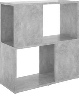 vidaXL Regał na książki, szarość betonu, 60x24x63 cm, płyta wiórowa 2