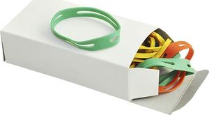 Q-Connect GUMKI KRZYŻOWE Q-CONNECT, 0,1KG, ŚREDNICA 102MM, MIX KOLORÓW KF14679 3