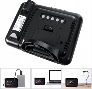 Stacja pogodowa R18 MINI STACJA POGODY + ZEGAR PROJEKTOR 20