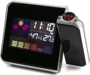 Stacja pogodowa R18 MINI STACJA POGODY + ZEGAR PROJEKTOR 5