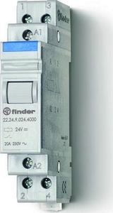Finder Przekaźnik modułowy mocy 2NC 20A 12V AC Finder, Finder, F22-24-8-012-4000. 1
