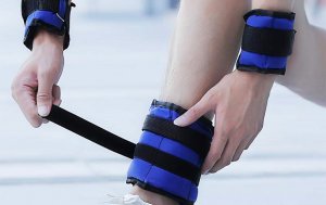 F35 OBCIĄŻNIKI NADGARSTKI KOSTKI 2x1kg 4