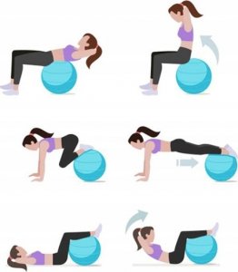 Piłka rehabilitacyjna 65cm z wypustkami szara (F9C1) 9