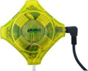 HUB USB 4World HUB USB 2.0 4 porty z zasilaczem 230V (2452) 1