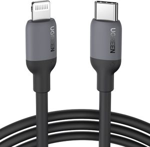 Kabel USB Ugreen USB-C - Lightning 1 m Czarny (UGR1164BLK) 1