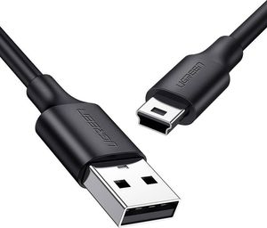 Kabel USB Ugreen USB-A - miniUSB 0.5 m Czarny (UGR1137BLK) 1