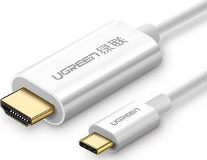 Kabel USB Ugreen USB-C - HDMI 1.5 m Czarny (UGR1161WHT) 1