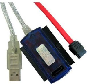 4World USB 2.0 Niebiesko-czerwono-przezroczysty (3399) 1