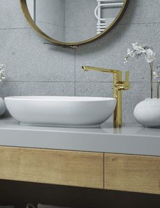 Bateria umywalkowa Deante Arnika stojąca złoty (BQA Z20K) 2