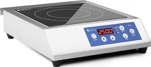 Royal Catering Kuchenka płyta indukcyjna nastawna 1 pole grzewcze śr. 28 cm LED 3500 W Kuchenka płyta indukcyjna nastawna 1 pole grzewcze śr. 28 cm LED 3500 W 2
