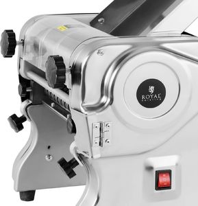 Maszynka do makaronu Royal Catering Maszynka do makaronu elektryczna ze stali nierdzewnej 220 mm 550 W Maszynka do makaronu elektryczna ze stali nierdzewnej 220 mm 550 W 5