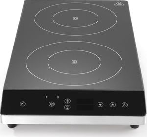 Płyta wolnostojąca Hendi Kuchenka indukcyjna przenośna 2 pola grzewcze OBLIQUE śr. 22 cm 3500 W 230 V - Hendi 239438 Kuchenka indukcyjna przenośna 2 pola grzewcze OBLIQUE śr. 22 cm 3500 W 230 V - Hendi 239438 2