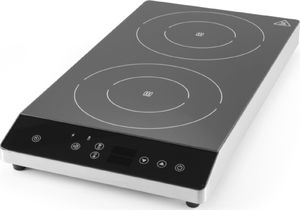 Płyta wolnostojąca Hendi Kuchenka indukcyjna przenośna 2 pola grzewcze OBLIQUE śr. 22 cm 3500 W 230 V - Hendi 239438 Kuchenka indukcyjna przenośna 2 pola grzewcze OBLIQUE śr. 22 cm 3500 W 230 V - Hendi 239438 3