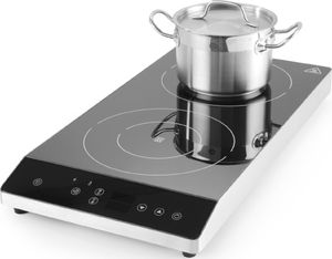 Płyta wolnostojąca Hendi Kuchenka indukcyjna przenośna 2 pola grzewcze OBLIQUE śr. 22 cm 3500 W 230 V - Hendi 239438 Kuchenka indukcyjna przenośna 2 pola grzewcze OBLIQUE śr. 22 cm 3500 W 230 V - Hendi 239438 6