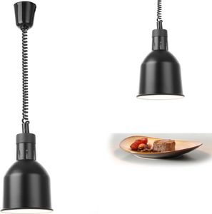 Hendi Lampa do podgrzewania potraw - wisząca cylindryczna stożkowa czarna śr. 175mm 250W - Hendi 273852 Lampa do podgrzewania potraw - wisząca cylindryczna stożkowa czarna śr. 175mm 250W - Hendi 273852 1