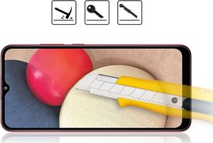 Szkło Hartowane 5D SAMSUNG GALAXY A03S Full Glue czarne 3