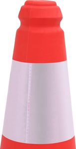 vidaXL Odblaskowe pachołki drogowe ciężkie podstawy, 50 cm 4 szt. 5