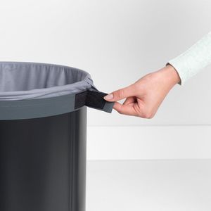 Kosz na pranie Brabantia Kosz na pranie 60L czarny matowy z pokrywą korkową 120022 7