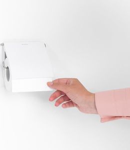Brabantia Uchwyt na papier zapasowy przyssawka Biały (414565) 3