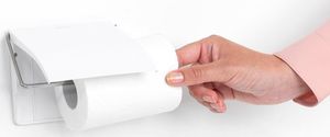 Brabantia Uchwyt na papier zapasowy przyssawka Biały (414565) 4