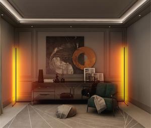 Mozos Lampa podłogowa narożna LC-RGB LED biała 10