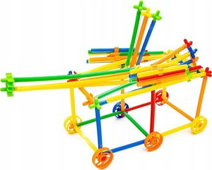 Słomki Konstrukcyjne, Klocki Edukacyjne, Patyczki 1000 Elementów 4