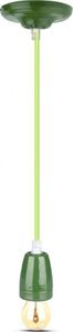 Lampa wisząca lampa wisząca VT-7998 10,5 x 75 cm E27 porcelana 60W zielona 1
