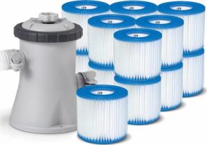 Intex Pompa filtrująca do basenów 1250L/h INTEX 28602 / 29007 + 13 filtrów! 1