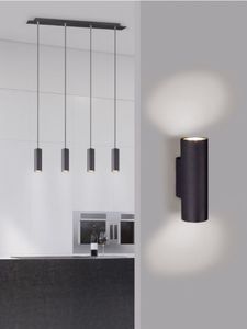 Kinkiet lampa ścienna Marley 6 x 18 cm GU10 stal 35W matowa czarna 2