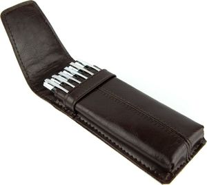 Kemer 061 Piórnik Duży twardy - brąz KEMER 2